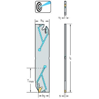 ワルタージャパン（株） 深突切りブレード G2042 深突切りブレード G2042.52N-10T100SX-P