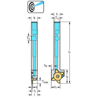 ワルタージャパン（株） シャンク 外径溝加工 G3011 シャンク　外径溝加工 G3011.10L-MX22-2-P