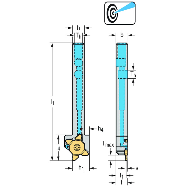 ワルタージャパン（株） シャンク 外径溝加工 G3011 シャンク　外径溝加工 G3011.10R-MX22-2-P