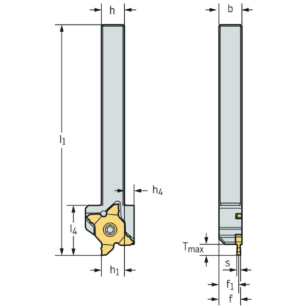 ワルタージャパン（株） シャンク 外径溝加工 G3011 シャンク　外径溝加工 G3011-1616R-MX22-2