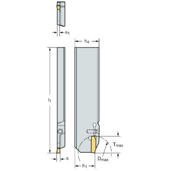 ワルタージャパン（株） 強化型突切りブレード コントラ G4041 強化型突切りブレード　コントラ G4041-26L-2T17DX18C