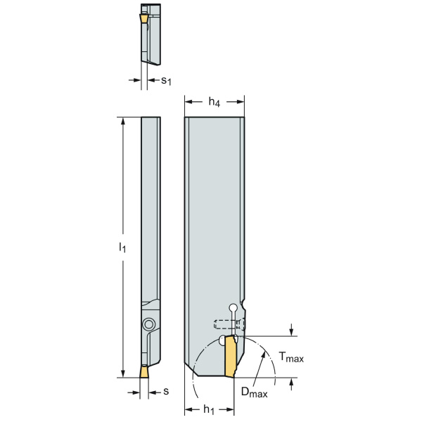 ワルタージャパン（株） 強化型突切りブレード コントラ G4041 強化型突切りブレード　コントラ G4041-26L-2T17DX18C