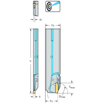 ワルタージャパン（株） 強化型突切りブレード コントラ G4041 強化型突切りブレード　コントラ G4041-26L-2T17DX18C-P