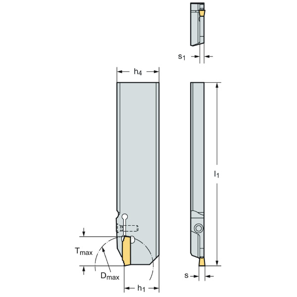 ワルタージャパン（株） 強化型突切りブレード コントラ G4041 強化型突切りブレード　コントラ G4041-26R-2T17DX18C