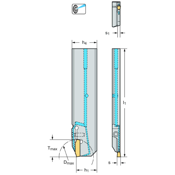 ワルタージャパン（株） 強化型突切りブレード コントラ G4041 強化型突切りブレード　コントラ G4041-32R-2T21DX18C-P