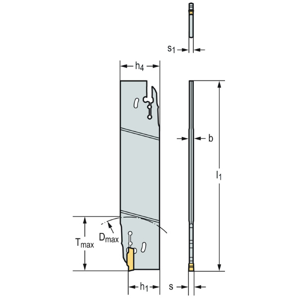 ワルタージャパン（株） 深突切りブレード G4042 深突切りブレード G4042-26N-2T25DX18