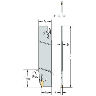 ワルタージャパン（株） 深突切りブレード G4042 深突切りブレード G4042-32N-1.5T17DX18