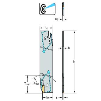 ワルタージャパン（株） 深突切りブレード G4042 深突切りブレード G4042-32N-3T40DX18-P