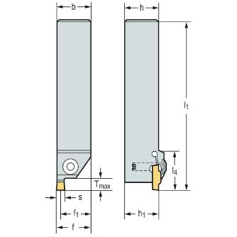 ワルタージャパン（株） シャンク工具 汎用 G4511 シャンク工具　汎用 G4511-2525L-T5DX18