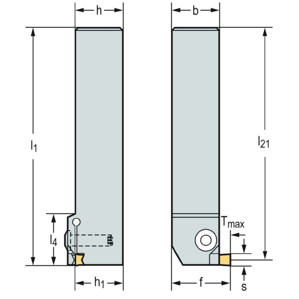 ワルタージャパン（株） シャンク工具 汎用 90° G4521 シャンク工具　汎用　９０° G4521-2020R-T5DX18