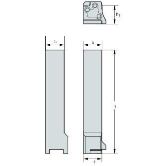 ワルタージャパン（株） シャンク モジュラー式 MSS シャンク　モジュラー式 MSS-E25R90-2525L