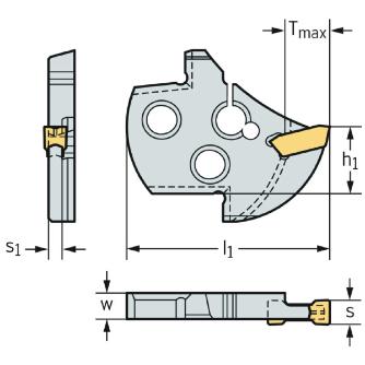ワルタージャパン（株） ボーリングバー 内径溝加工 MSS ボーリングバー　内径溝加工 MSS-I20R05-GX09-1