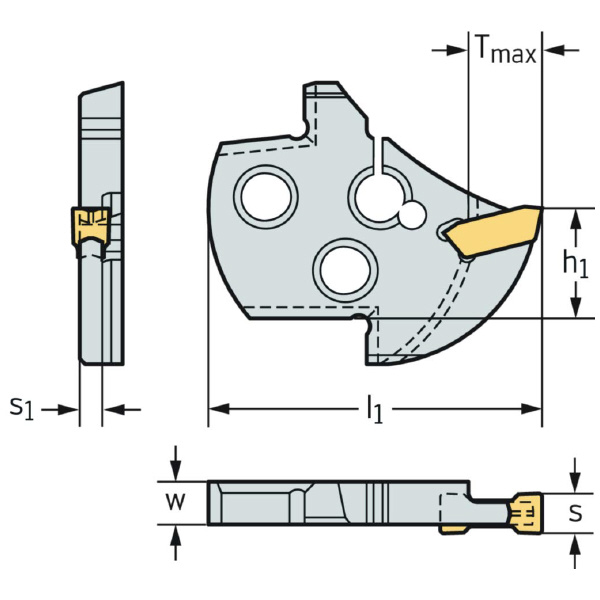 ワルタージャパン（株） ボーリングバー 内径溝加工 MSS ボーリングバー　内径溝加工 MSS-I25L06-GX09-2