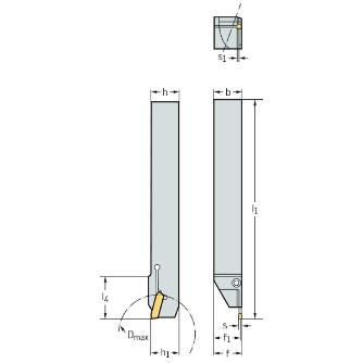 ワルタージャパン（株） シャンク工具 径方向 / コントラ XLDEL シャンク工具　径方向　／　コントラ XLDEL1616K-GX16-1C