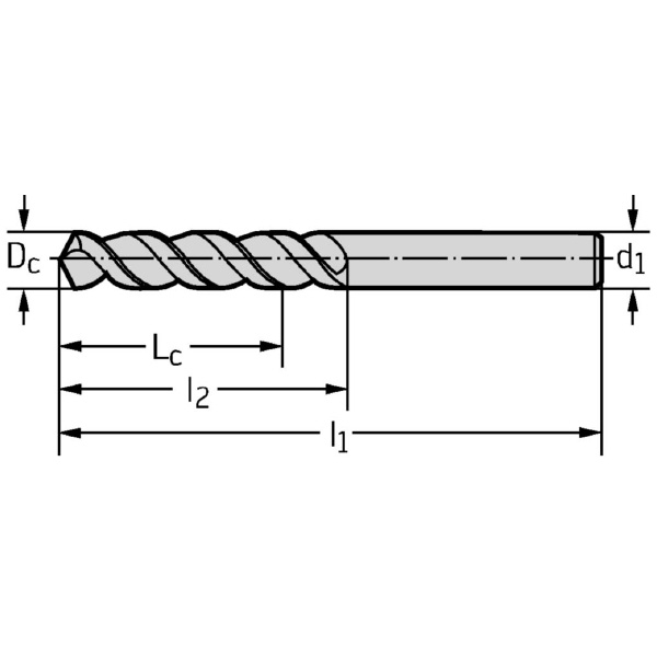 ワルタージャパン（株） HSSーE 深穴用ドリル(ロング) A1549TFP ＨＳＳ－Ｅ　深穴用ドリル（ロング） A1549TFP-1.2
