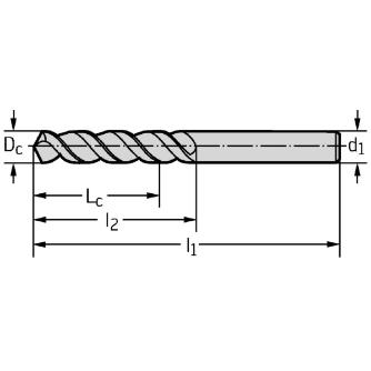 ワルタージャパン（株） HSSーE 深穴用ドリル(ロング) A1549TFP ＨＳＳ－Ｅ　深穴用ドリル（ロング） A1549TFP-11.5