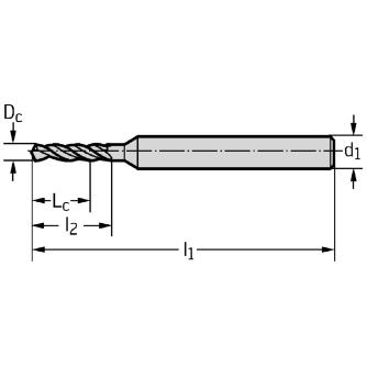 ワルタージャパン（株） HSSーE マイクロドリル A3143 ＨＳＳ－Ｅ　マイクロドリル A3143-0.16