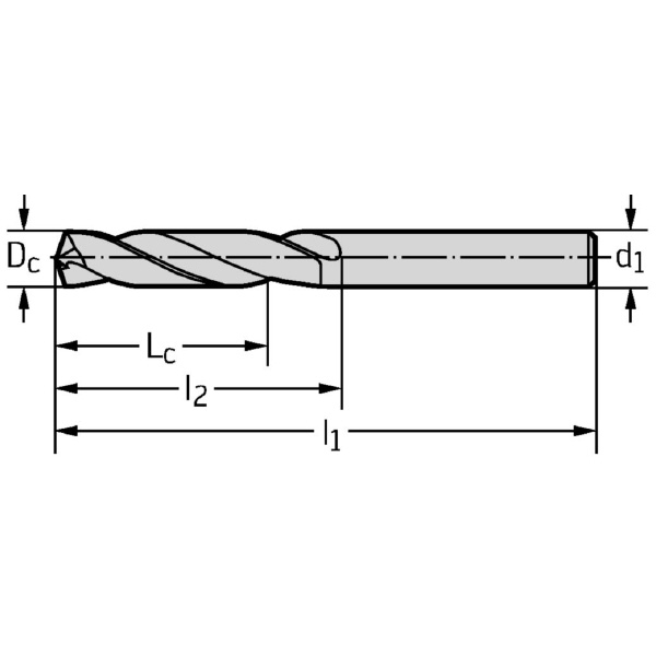 ワルタージャパン（株） 超硬ツイストドリル A1163 超硬ツイストドリル A1163-1.1