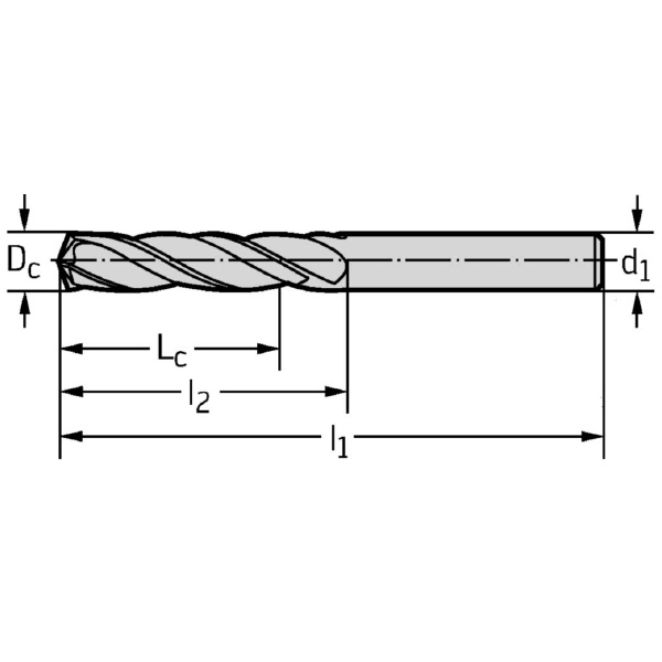 ワルタージャパン（株） 超硬3枚刃ドリル Maximiza A1166 超硬３枚刃ドリル　Ｍａｘｉｍｉｚａ A1166-3.6