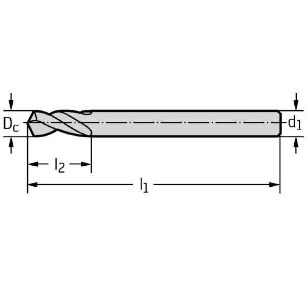 ワルタージャパン（株） 超硬NCスポットドリル 90° A1174C 超硬ＮＣスポットドリル　９０° A1174C-16