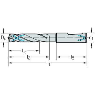 ワルタージャパン（株） 内部クーラント仕様超硬ドリル DC160-03 内部クーラント仕様超硬ドリル DC160-03-03.300F1-WJ30ET