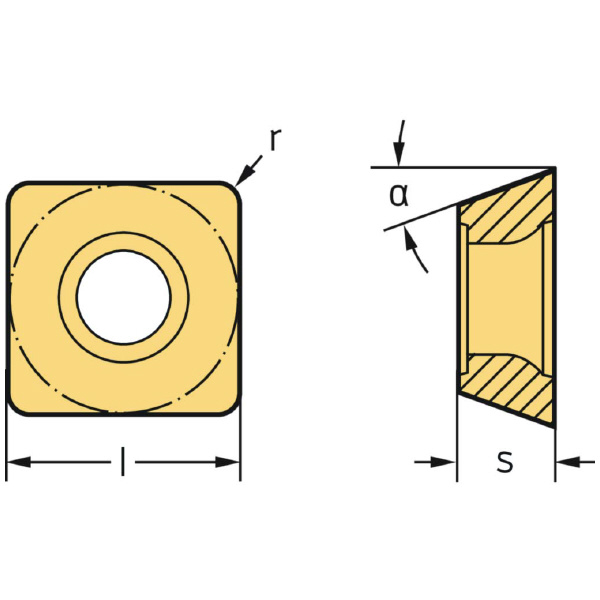 ワルタージャパン（株） ミーリング用チップ SPMT ミーリング用チップ SPMT09T308-D51 WSM35G