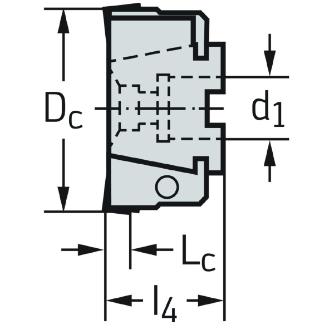 ワルタージャパン（株） カートリッジ付きミーリングカッター F2010 カートリッジ付きミーリングカッター F2010.B.080.Z06.12.R752M