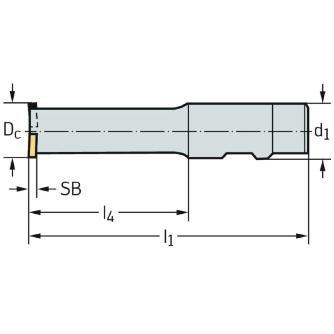 ワルタージャパン（株） チップ座付きミーリングカッター F2036 チップ座付きミーリングカッター F2036.5.32.140.040