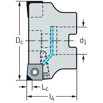 ワルタージャパン（株） チップ座付きミーリングカッター F2250 チップ座付きミーリングカッター F2250.B22.063.Z05.03