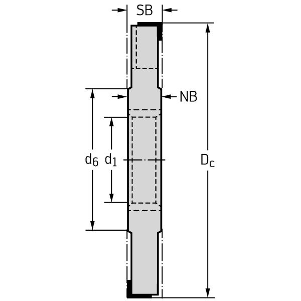 ワルタージャパン（株） カートリッジ付きミーリングカッター F2252 カートリッジ付きミーリングカッター F2252.B.100.Z04.08.S684