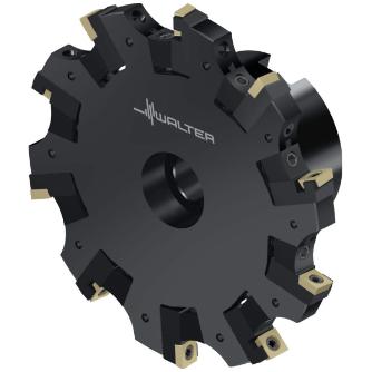 ワルタージャパン（株） カートリッジ付きミーリングカッター F2252 カートリッジ付きミーリングカッター F2252.BN.100.Z04.08.S684