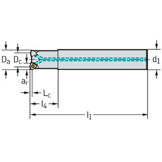 ワルタージャパン（株） チップ座付きミーリングカッター F2330 チップ座付きミーリングカッター F2330.UZ15.019.Z02.01