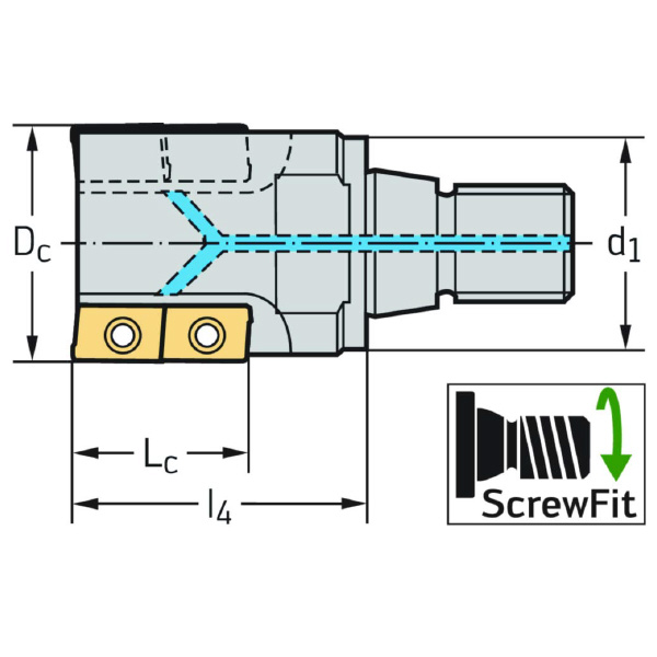 ワルタージャパン（株） ミーリングカッター F4038 ミーリングカッター F4038.T28.032.Z03.30