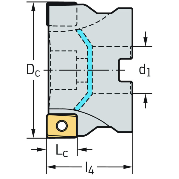 ワルタージャパン（株） ミーリングカッター F4041 ミーリングカッター F4041.B22.050.Z03.13