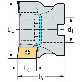 ワルタージャパン（株） ミーリングカッター F4042 ミーリングカッター F4042.B27.063.Z06.15
