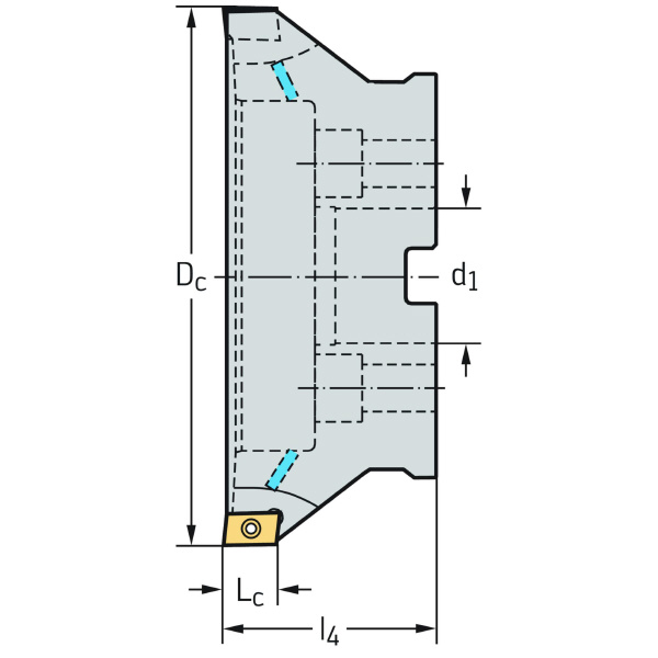 ワルタージャパン（株） ミーリングカッター F4042 ミーリングカッター F4042.B40.160.Z10.16