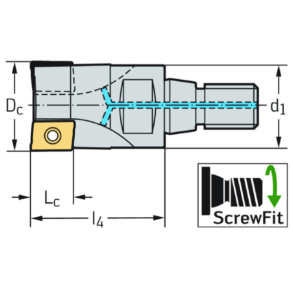 ワルタージャパン（株） ミーリングカッター F4042 ミーリングカッター F4042.T14.016.Z02.08
