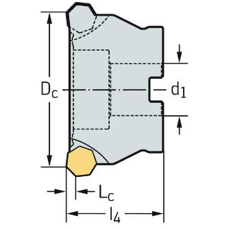 ワルタージャパン（株） ミーリングカッター F4045 ミーリングカッター F4045.B40.125.Z16.06