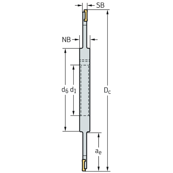 ワルタージャパン（株） ミーリングカッター F4053 ミーリングカッター F4053.B27.080.Z04.04