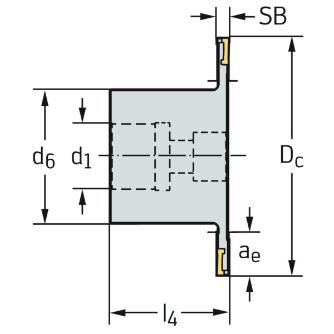 ワルタージャパン（株） ミーリングカッター F4053 ミーリングカッター F4053.BN22.080.Z04.04R