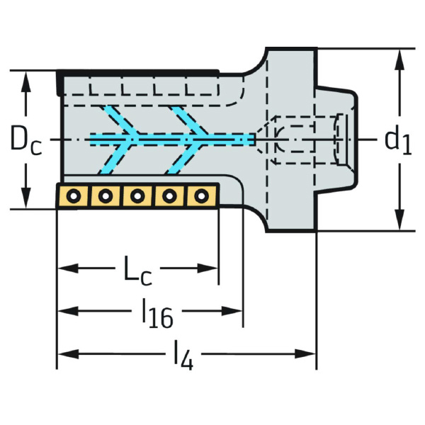 ワルタージャパン（株） ミーリングカッター F4138 ミーリングカッター F4138.N6.040.Z03.54