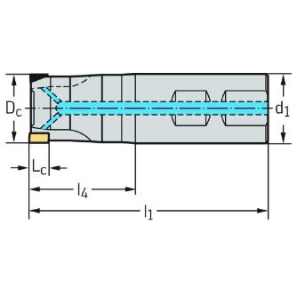 ワルタージャパン（株） ミーリングカッター F5041 ミーリングカッター F5041.W25.025.Z03.08