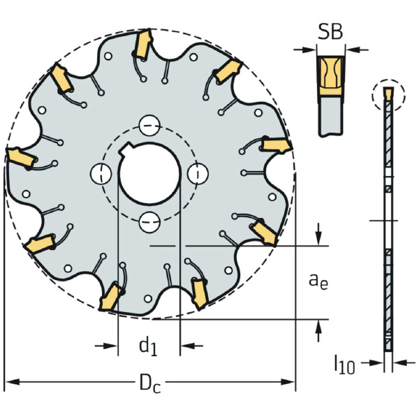 ワルタージャパン（株） ミーリングカッター F5055 ミーリングカッター F5055.B16.063.Z05.1 5