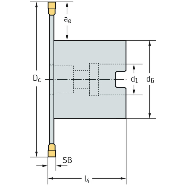 ワルタージャパン（株） ミーリングカッター F5055 ミーリングカッター F5055.BN32.125.Z11.3 0R