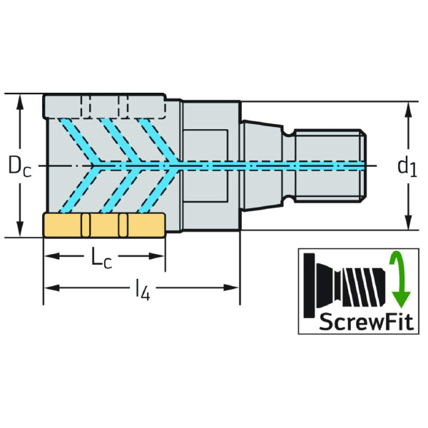 ワルタージャパン（株） ミーリングカッター F5138 ミーリングカッター F5138.T36.040.Z02.34