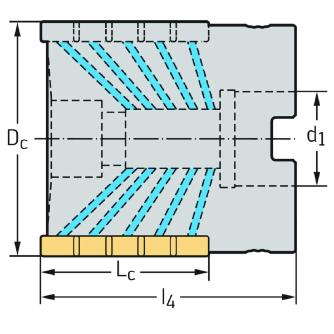 ワルタージャパン（株） ミーリングカッター F5138 ミーリングカッター F5138.UB26.064.Z04.45