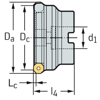 ワルタージャパン（株） チップ座付きミーリングカッター M2025 チップ座付きミーリングカッター M2025-080-B27-12-03