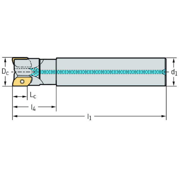 ワルタージャパン（株） チップ座付きミーリングカッター M2131 チップ座付きミーリングカッター M2131-025-A25-02-15-L