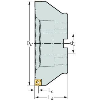 ワルタージャパン（株） ミーリングカッター M2136 ミーリングカッター M2136-160-B40-24-06