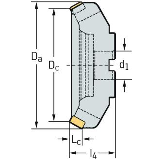ワルタージャパン（株） ミーリングカッター M3016 ミーリングカッター M3016-125-B40-06-16